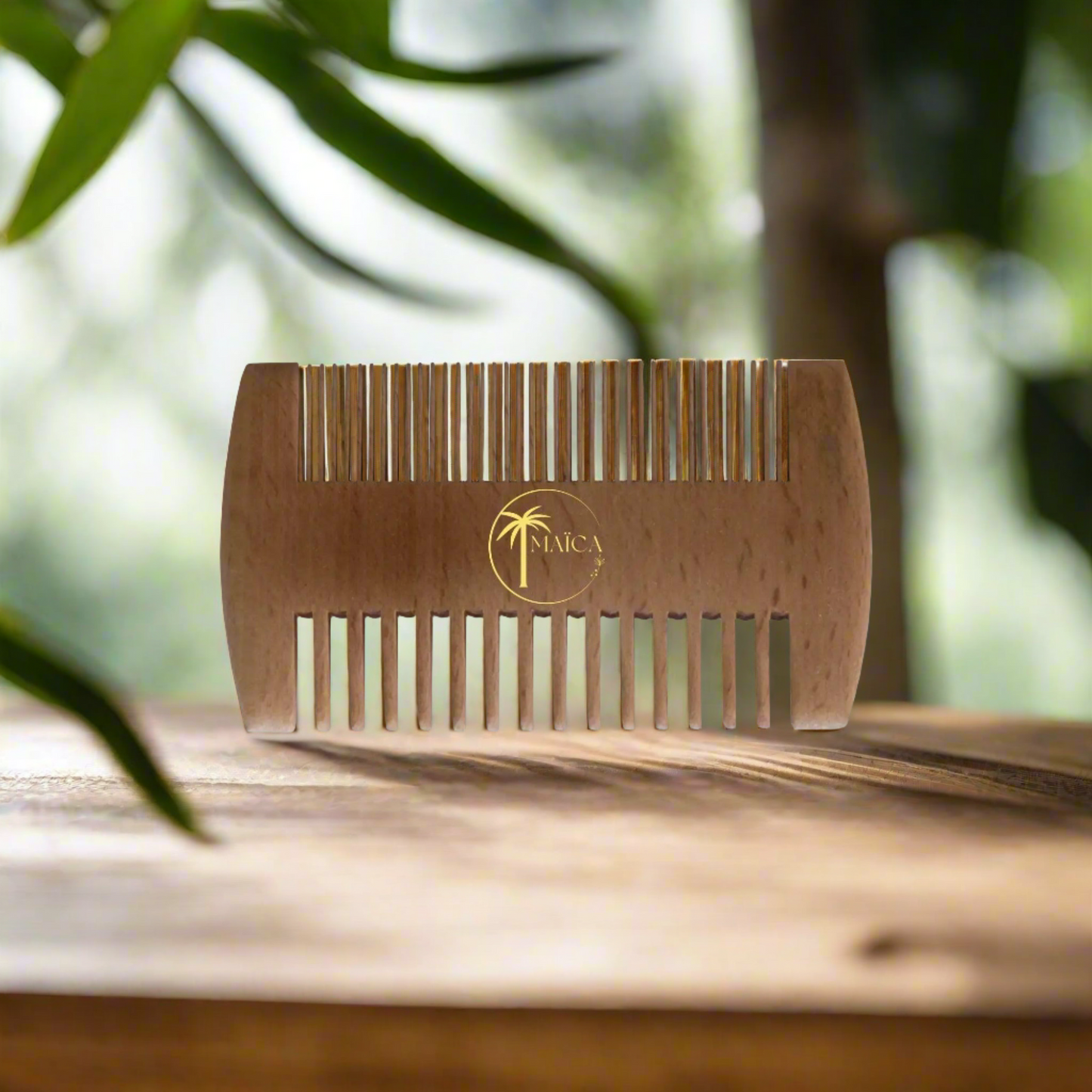 Bamboo Beard Comb