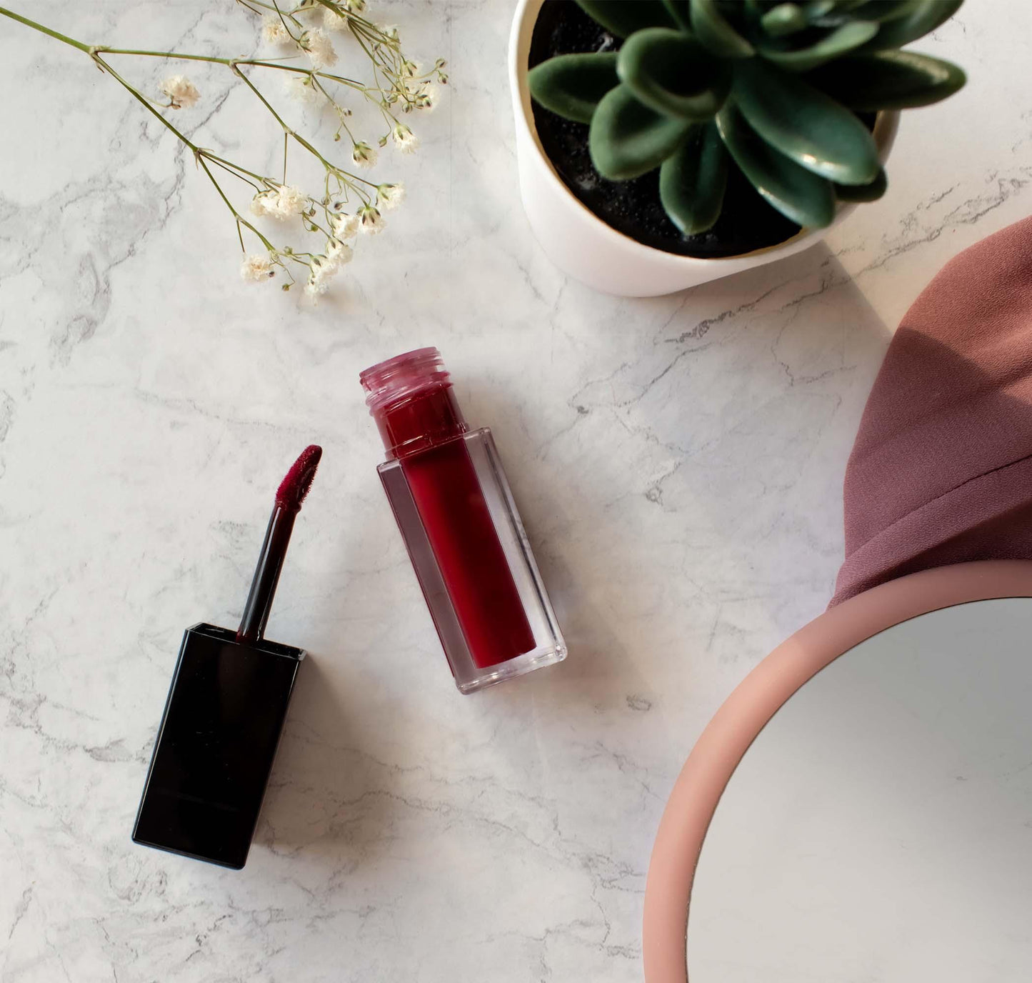 Matte Lip Stain - Deep Burgundy - Imaica